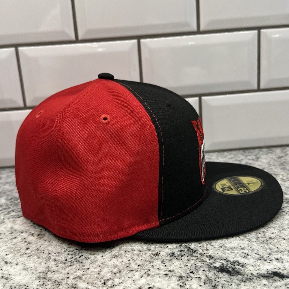 New Era WWE NXT "Finn Balor" The Demon‎ 59FIFTY Trucker Snapback Hat 7-1/8 RARE - Picture 3 of 11
